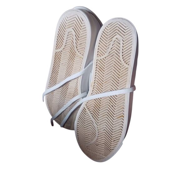 Nike black and white leather low top 9 5 match supreme - Picture 3 of 6